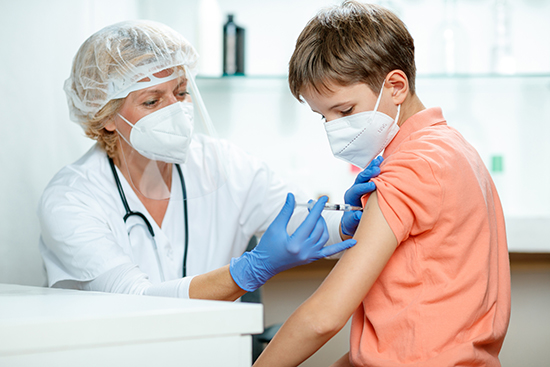 Kid Vaccine Shot